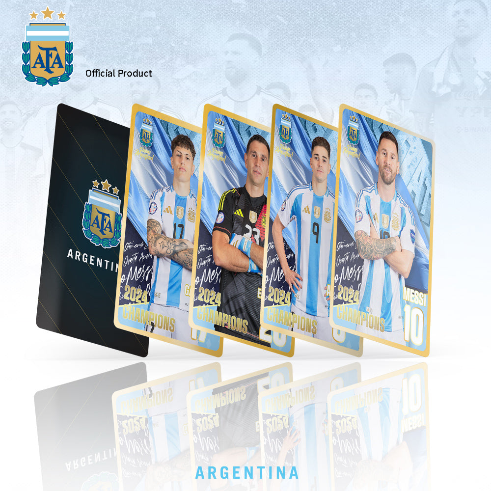 Argentina AFA 2024 Champions Player Card Set